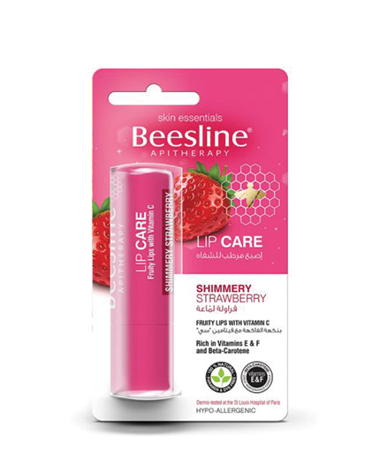 BEESLINE LIP CARE SHIMMERY STRAWBERRY