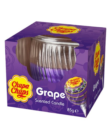 CHUPA CHUPS GRAPE SCENTED CANDLE 85G