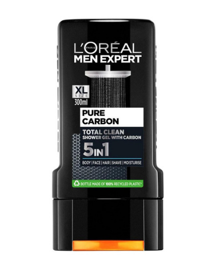 L'OREAL MEN EXPERT XL PURE CARBON SHAMPOO 300ML