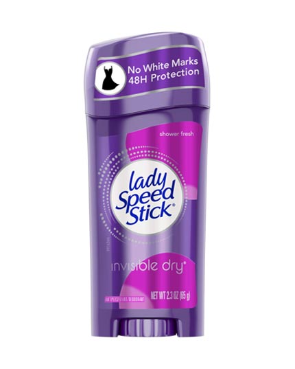 LADY SPEED STICK INVISIBLE DRY 65GR SHOWER FRESH