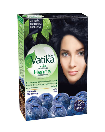 VATIKA HENNA HAIR COLOR BLUE BLACK 1-1