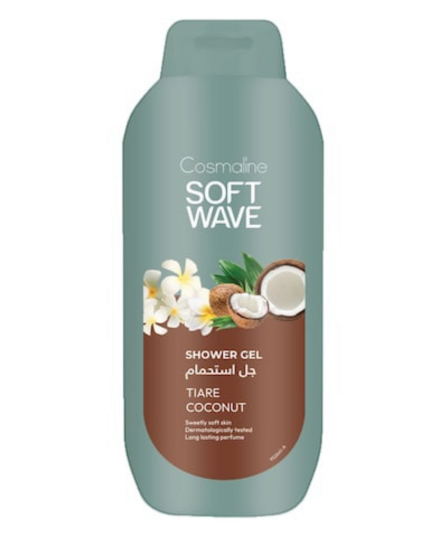 COSMALINE SOFT WAVE SHOWER GEL TIARE COCONUT 650ML