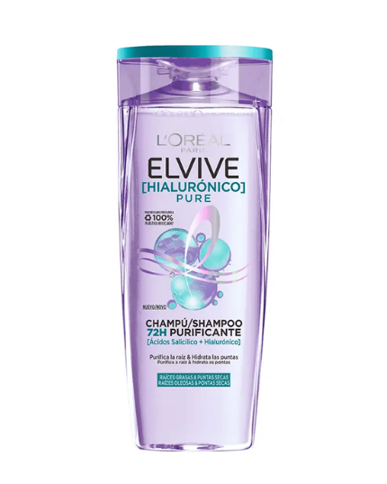 ELVIVE HYALURON PURE 72H PURIFYING SHAMPOO 400ML