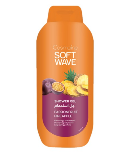 COSMALINE SOFT WAVE SHOWER GEL PASSIONFRUIT PINEAPPLE 650ML