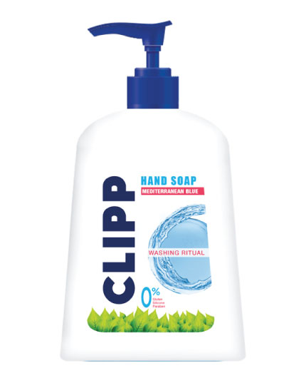 CLIP HAND SOAP 500 ML MEDITERRANEAN BLUE