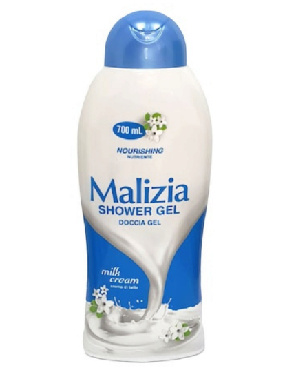 MALIZIA SHOWER GEL MILK CREAM 700ML