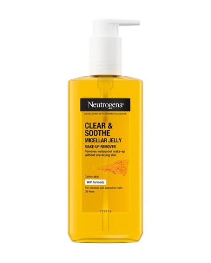 NEUTROGENA CLEAR & SOOTHE MICELLAR JELLY MAKE UP REMOVER 200ML