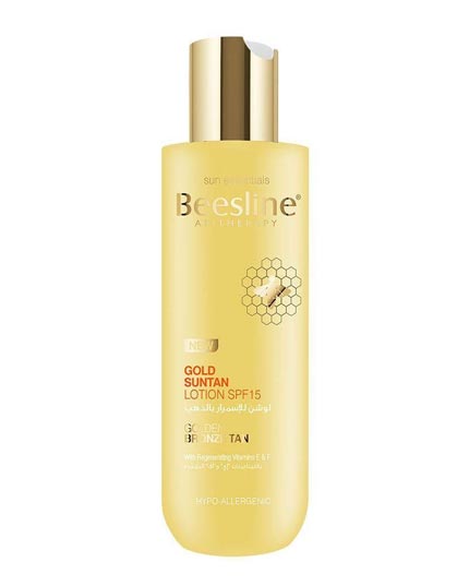 BEESLINE GOLD SUNTAN LOTION SPF15 200ML