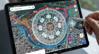 如何用地圖看風水？易地圖完整教學——點一下，AI 幫你解卦