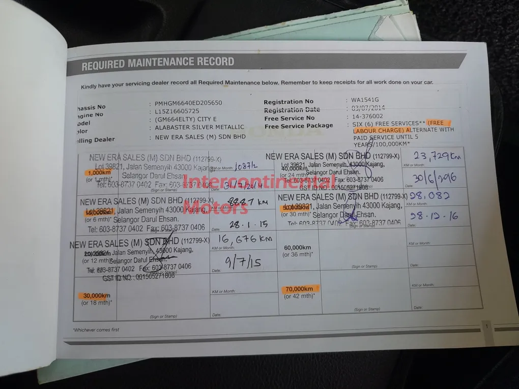 2014 Honda City 1.5 E (A) image thumbnail 20