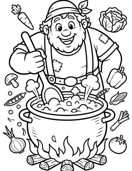 Giant's Stew coloring page