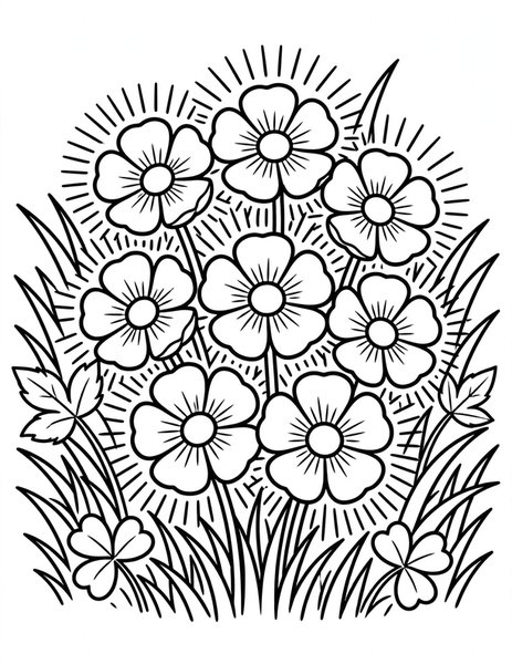 Buttercup Glow coloring page