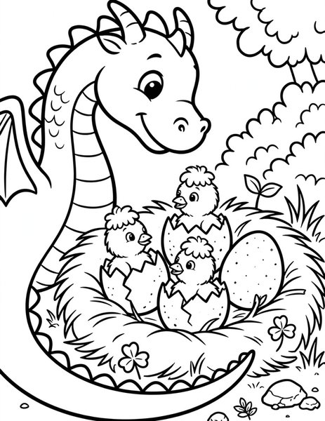 Chick Hatch coloring page