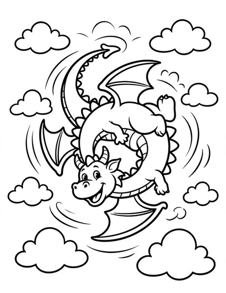 Barrel Roll coloring page