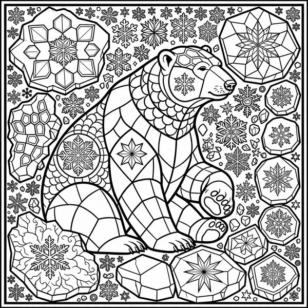 Polar Bear coloring page