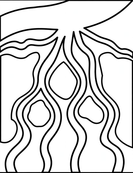 River Delta coloring page
