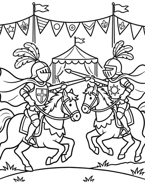 Tournament Day coloring page