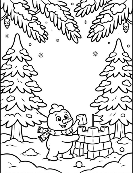 Snow Sprite coloring page