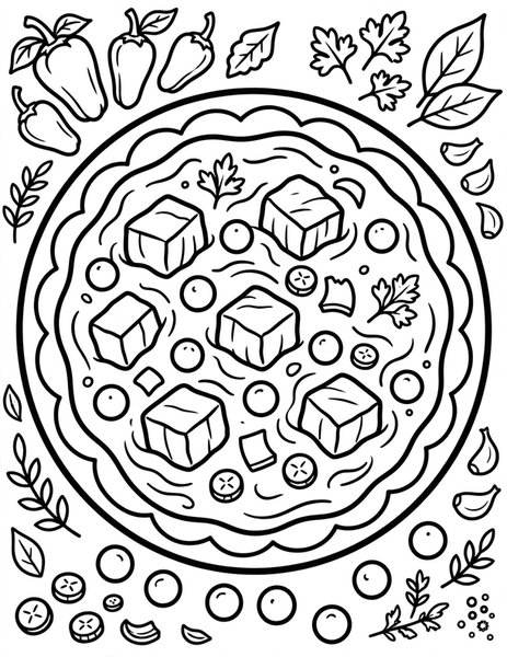Goulash coloring page