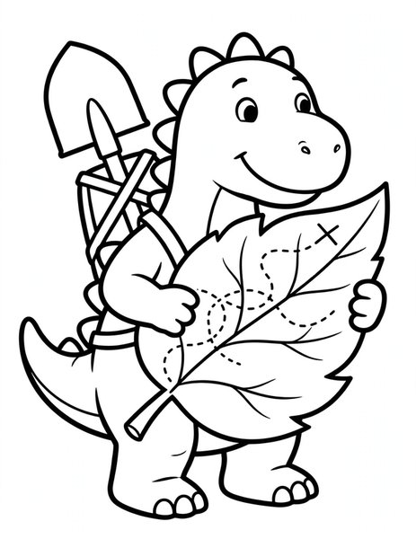 X Marks the Spot coloring page
