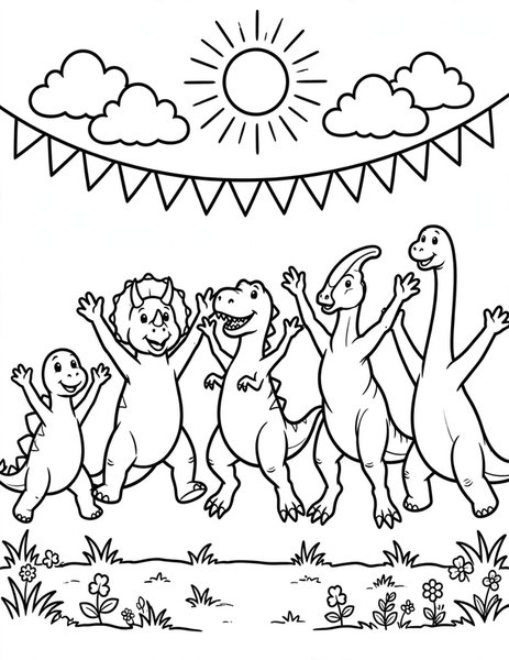 Jumping Jack Jamboree coloring page