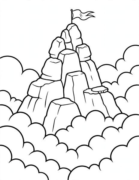 Eagle Peak coloring page