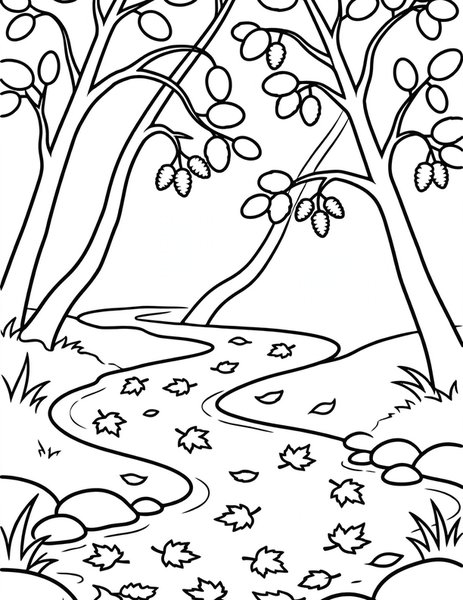 Alder Creek coloring page