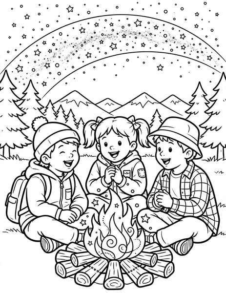 Space Camp Sing-Along coloring page