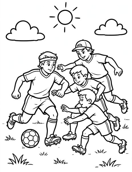 Midfield Magic coloring page