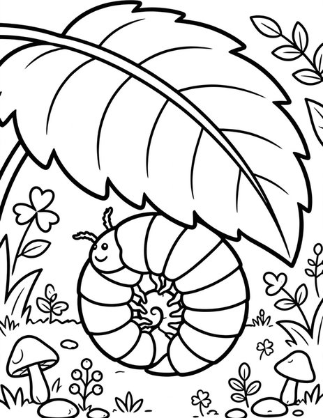 Roly Poly Roll coloring page