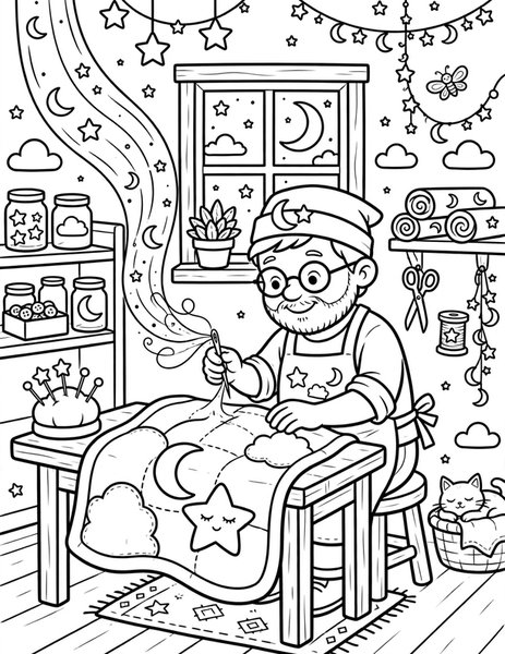 Dream Tailor coloring page