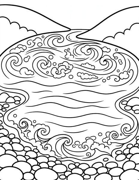 Seafoam Bay coloring page