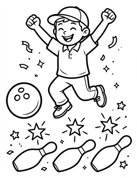 Turkey Strike coloring page