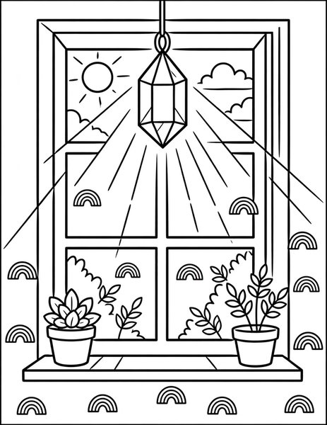 Prism Light coloring page
