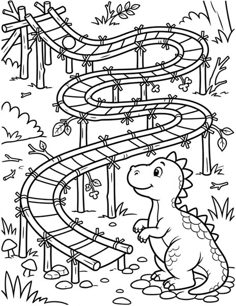 Marble Run coloring page