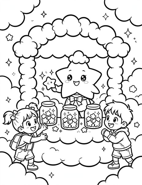 Anime coloring pages