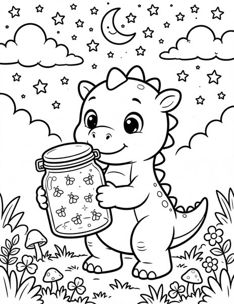 Dinosaurs coloring pages