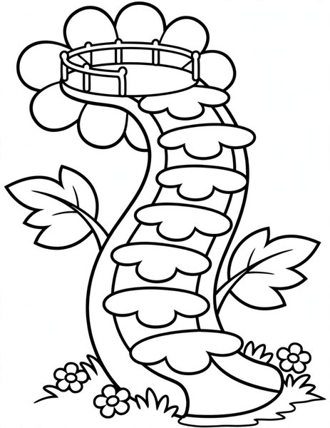 Floral coloring pages