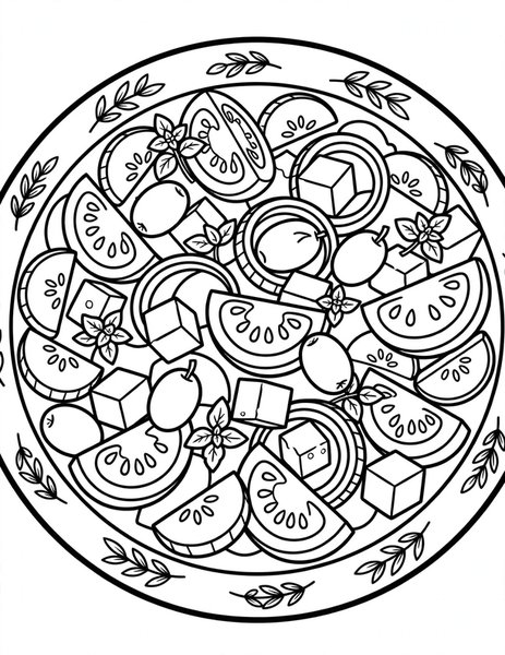 Food coloring pages