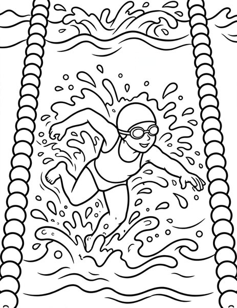 Freestyle Sprint coloring page
