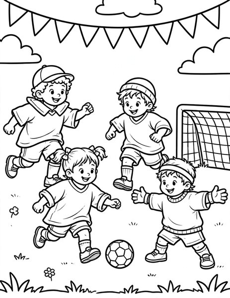 Sports coloring pages