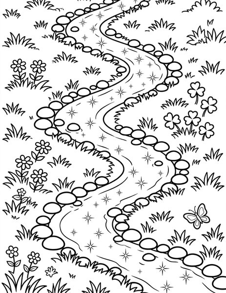 Silver Brook coloring page