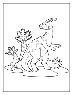 Dinosaur coloring page: Dinosaur