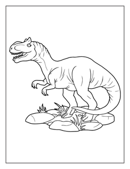 Dinosaur coloring page: Dinosaur