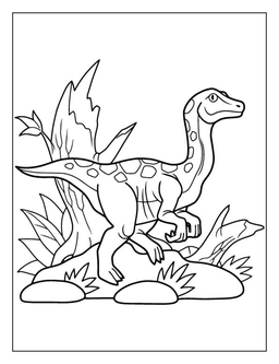 Dinosaur coloring page: Dinosaur
