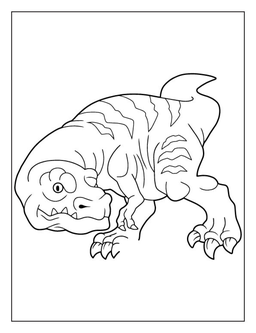 Dinosaur coloring page: Dinosaur