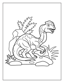 Dinosaur coloring page: Dinosaur