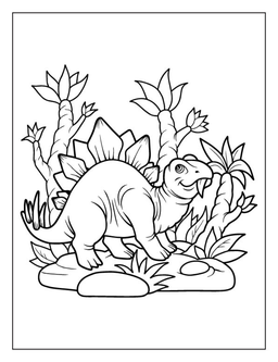 Dinosaur coloring page: Dinosaur