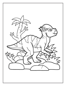 Dinosaur coloring page: Dinosaur