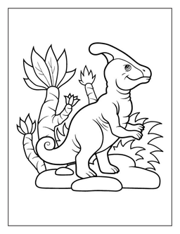 Dinosaur coloring page: Dinosaur